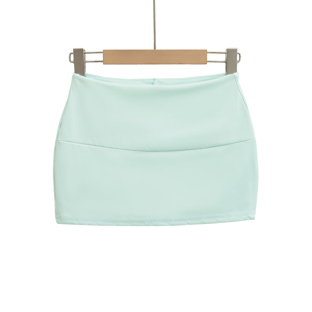 Slim Fit Low Waist Bodycon Mini Skirt