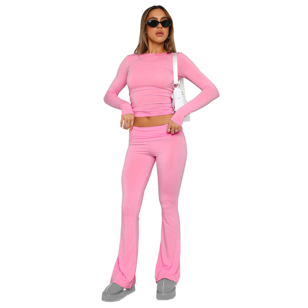 Comfortable Slim-fit Slimming Anti-waist Low Waist Bell-bottom Pants