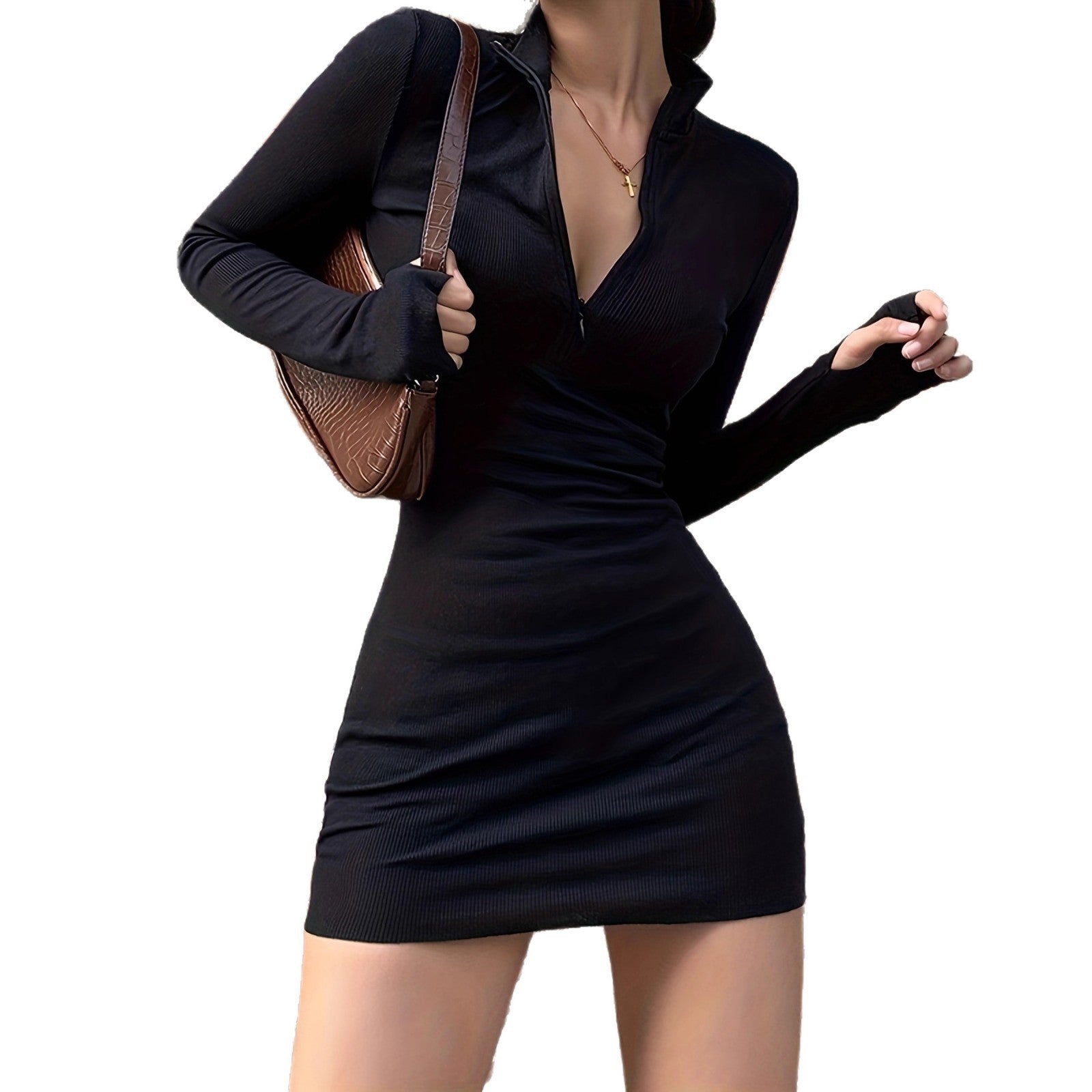 Chic Sheath Mini Dress – Sleek and Sophisticated