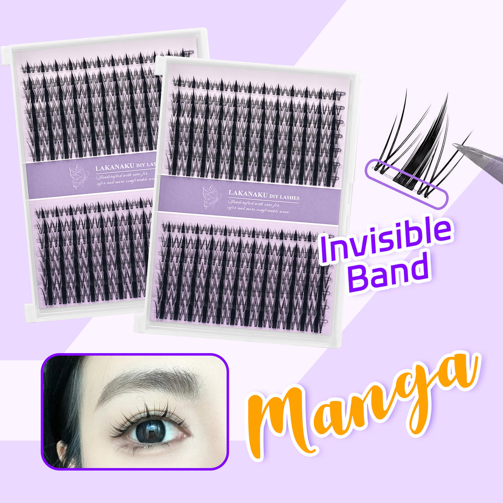 Natural Transparent Band False Lashes