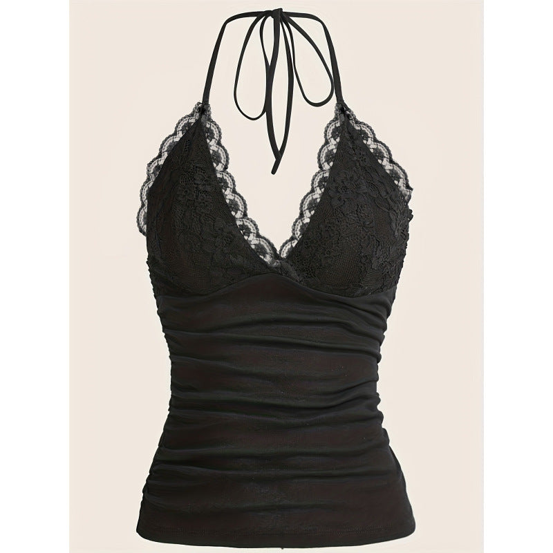 Lace Pleating Camisole For Women