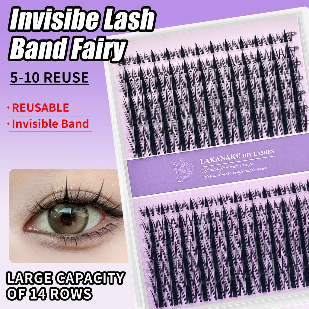 Natural Transparent Band False Lashes