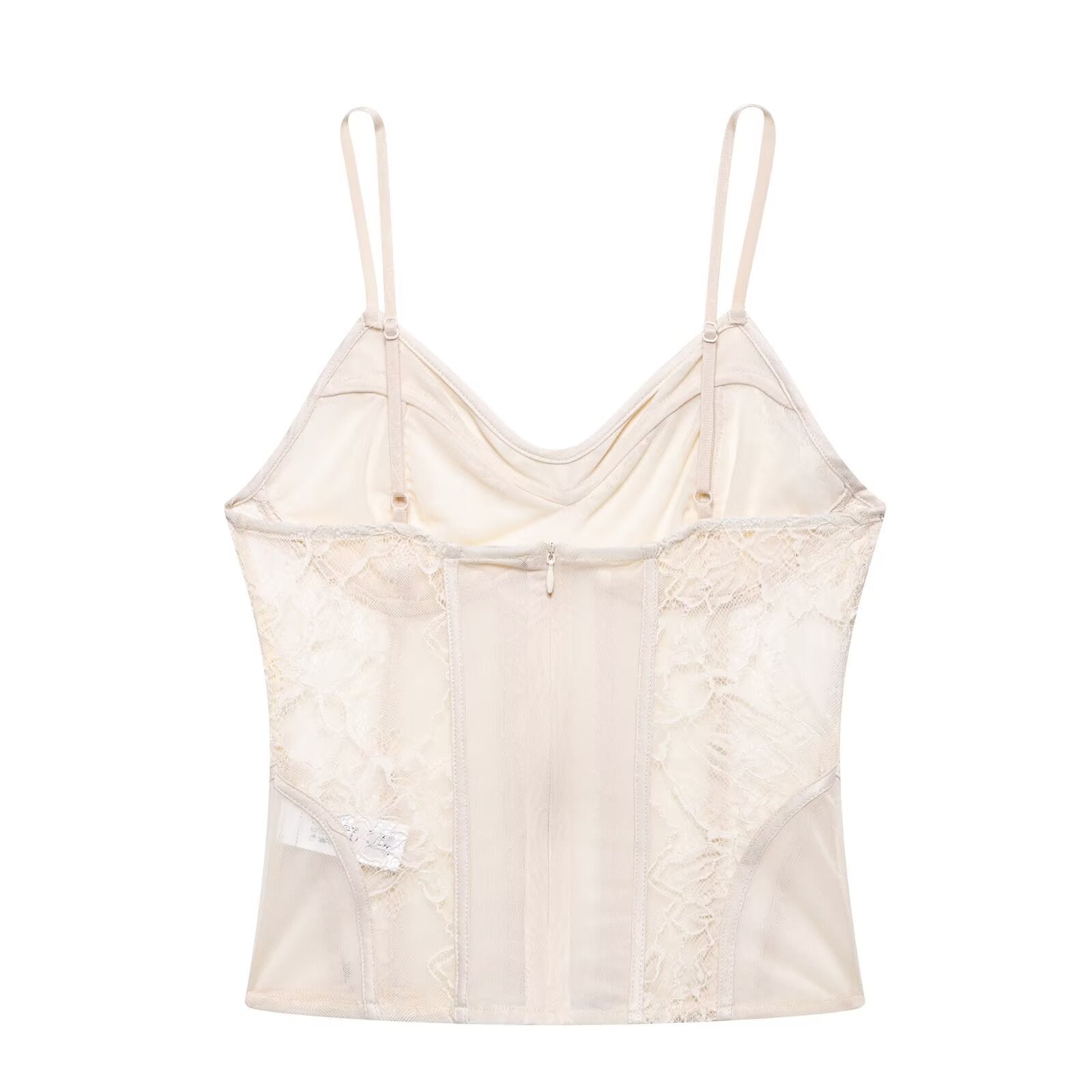 Style Fitted Lace Bodycon Crop Top