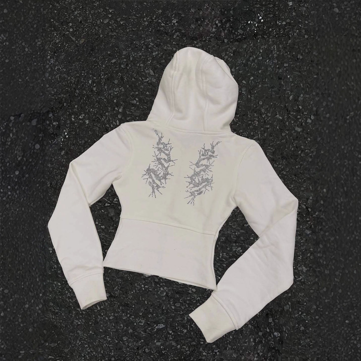 Y2K Rivet Hoodie - Harajuku Style