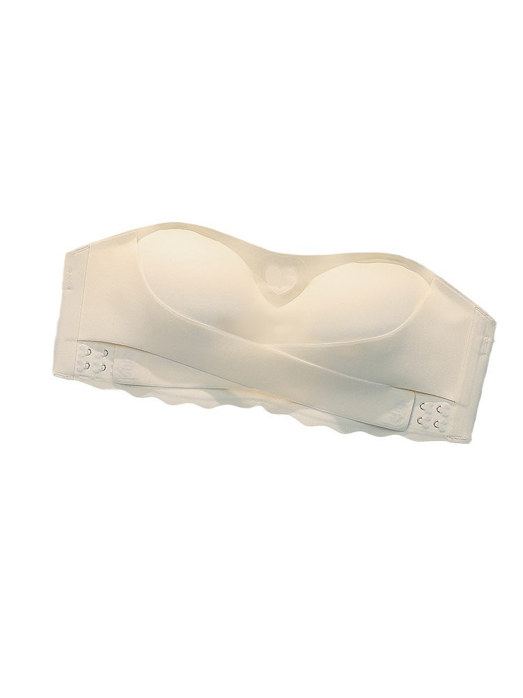 Strapless Push Up Bra With Front Buckle