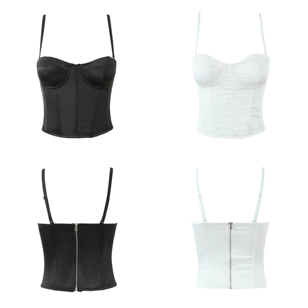 Fishbone corset style camisole top