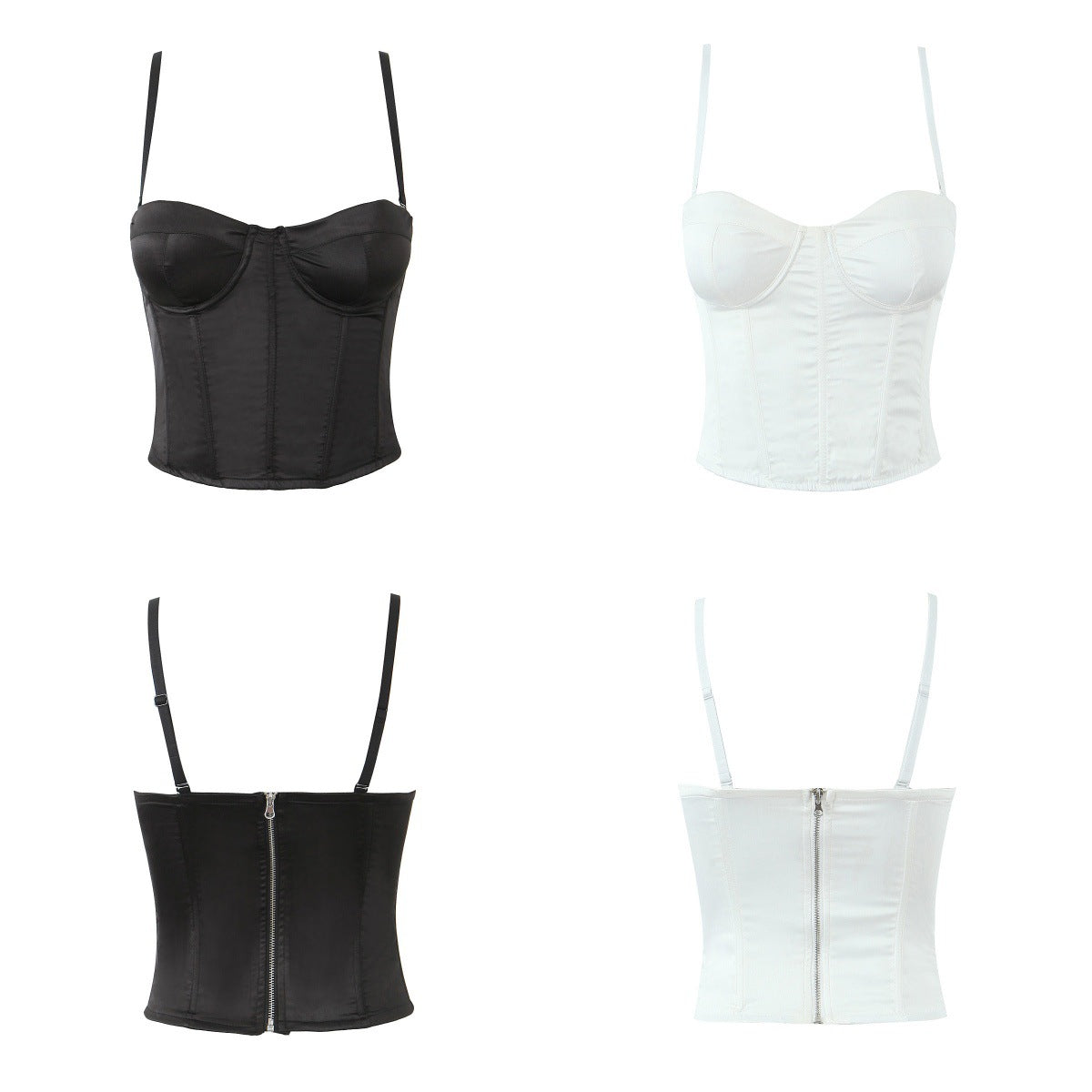 Fishbone corset style camisole top