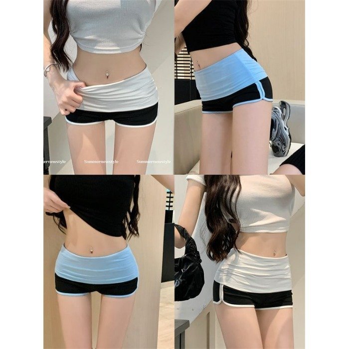 Contrast Stitch Shorts – Baddie Vibes at Home or Out