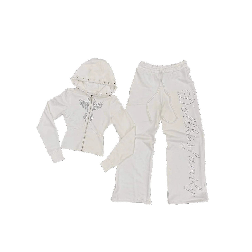 Y2K Rivet Hoodie - Harajuku Style