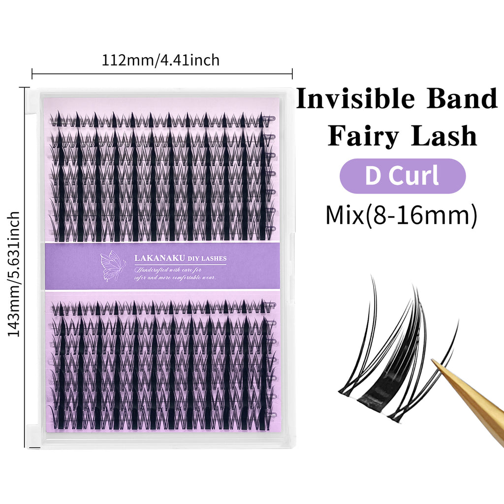 Natural Transparent Band False Lashes