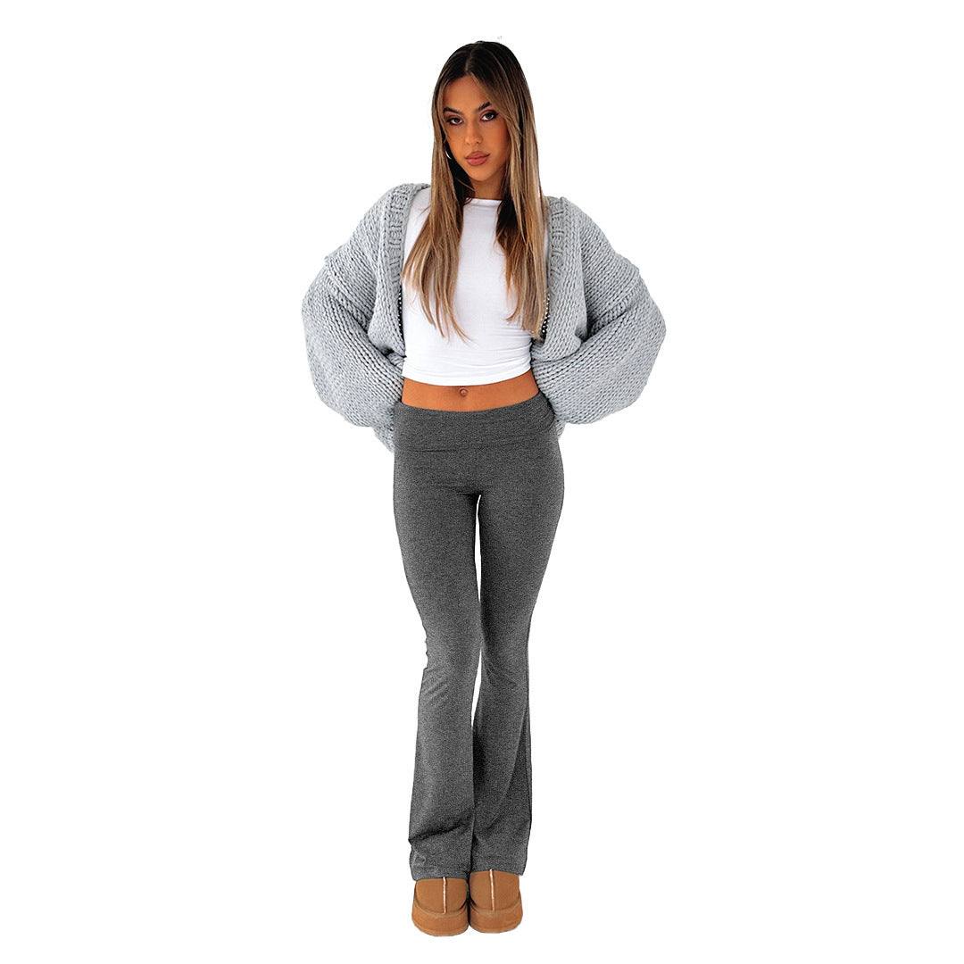 Comfortable Slim-fit Slimming Anti-waist Low Waist Bell-bottom Pants
