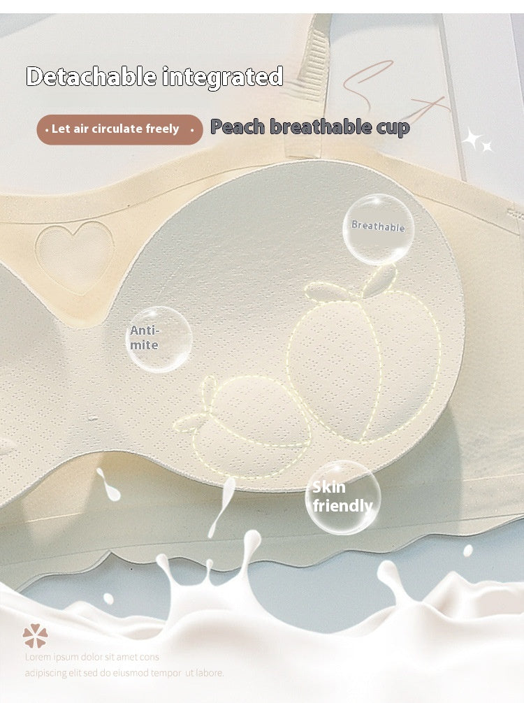 Strapless Push Up Bra With Front Buckle