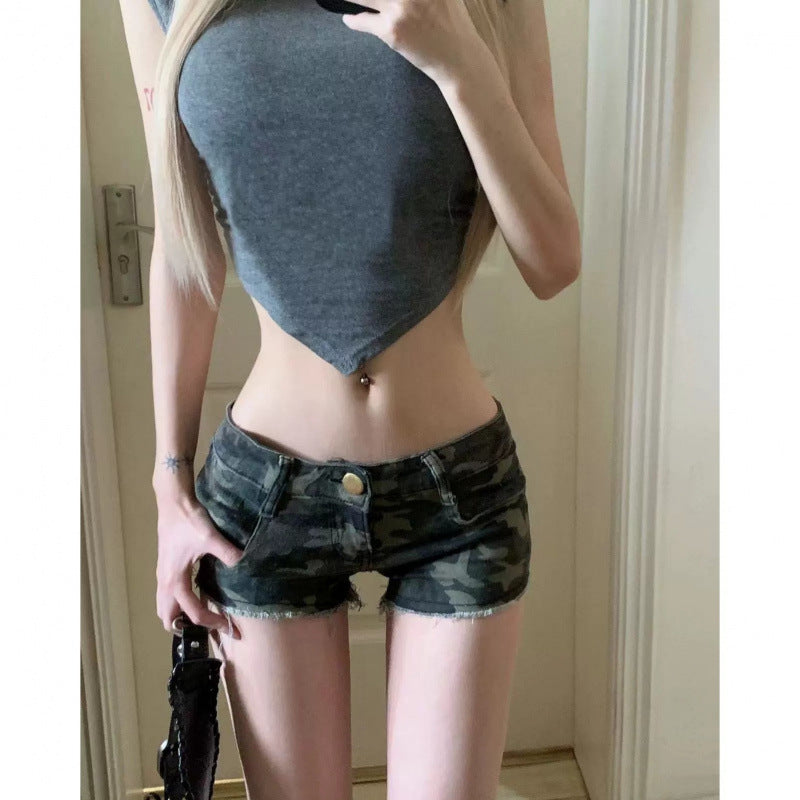 Shorts azules de la vieja escuela: suaves, elegantes y con estilo